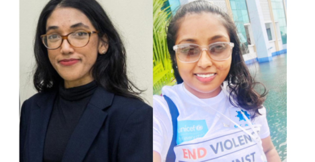 Images of Kalina Bulkhan and Lata Devie Jagmohan