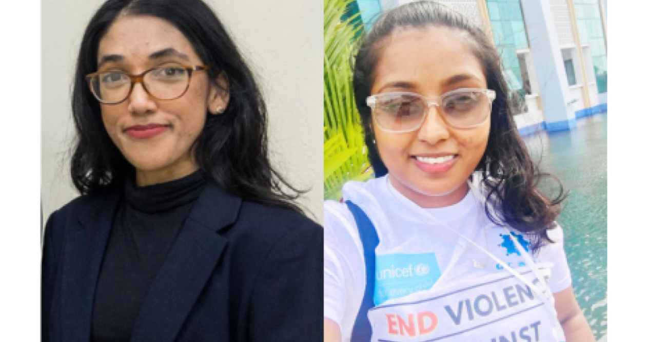 Images of Kalina Bulkhan and Lata Devie Jagmohan