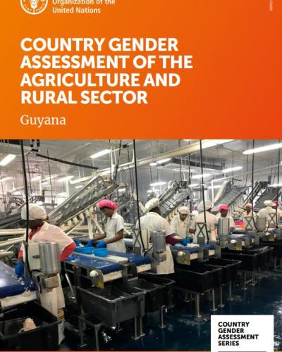 Cover of the Country Gender Assessment of the Agriculture and Rural Sector