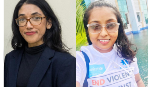 Images of Kalina Bulkhan and Lata Devie Jagmohan 