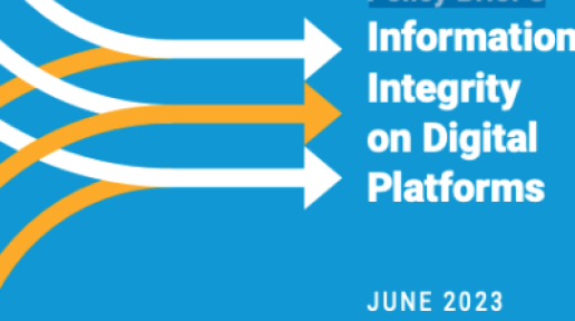 Cover of Our Common Agenda Policy Brief 8 Information Integrity on Digital Platforms